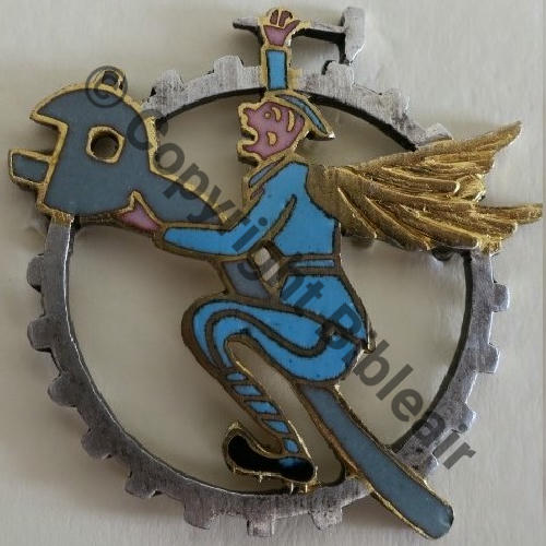 106.116  CIE AIR 106.116  MORET Poincon circul Dos lisse 2Anneaux Src.Y.GENTY Collect JM 